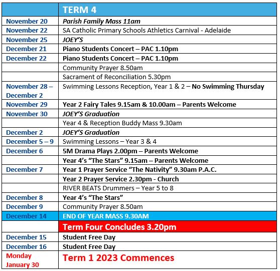 Calendar Term 4 Week 5 2022.JPG